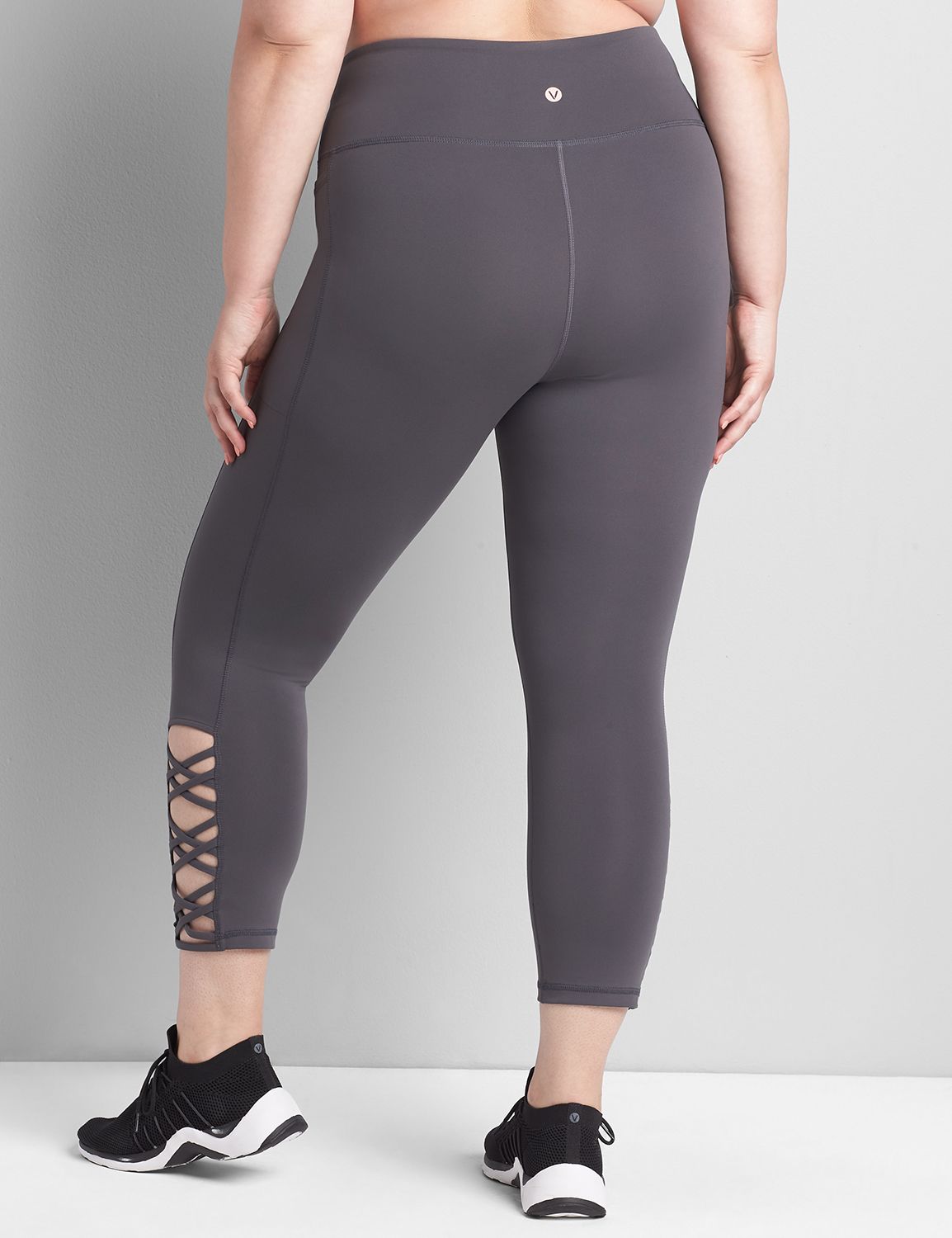 ultra-soft 7/8 lattice side legging