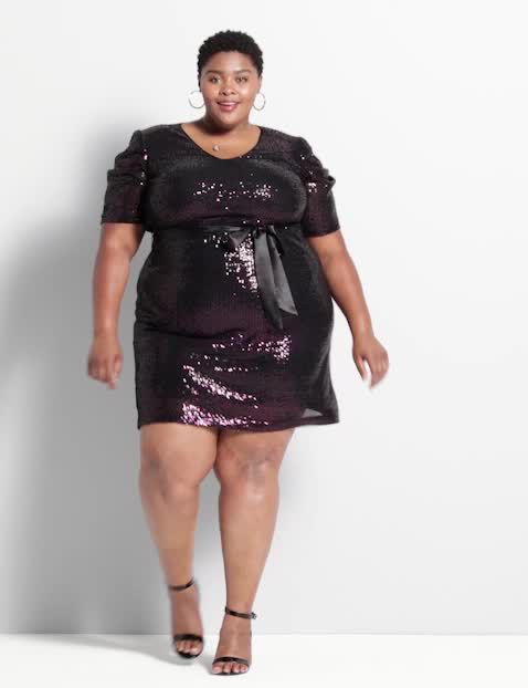 Lane bryant sequin dresses sale