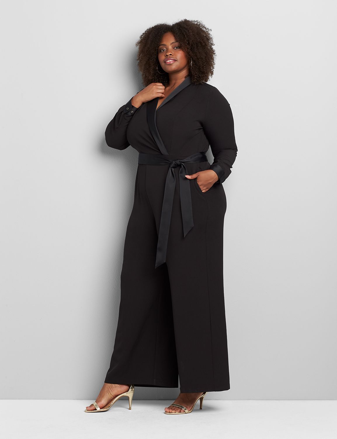 cream plus size jumpsuit