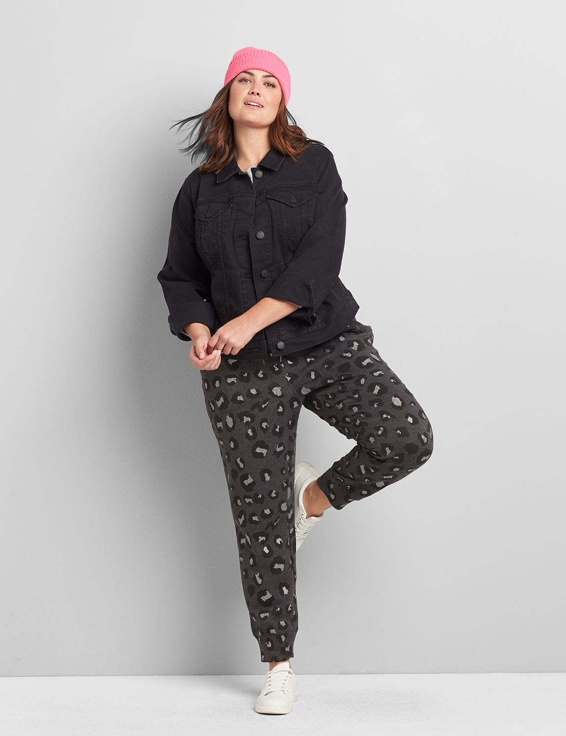 Metro Print Jogger Pant F 1117238:LBH20126_MetallicAnimal_colorway2:14/16 Product Image 3