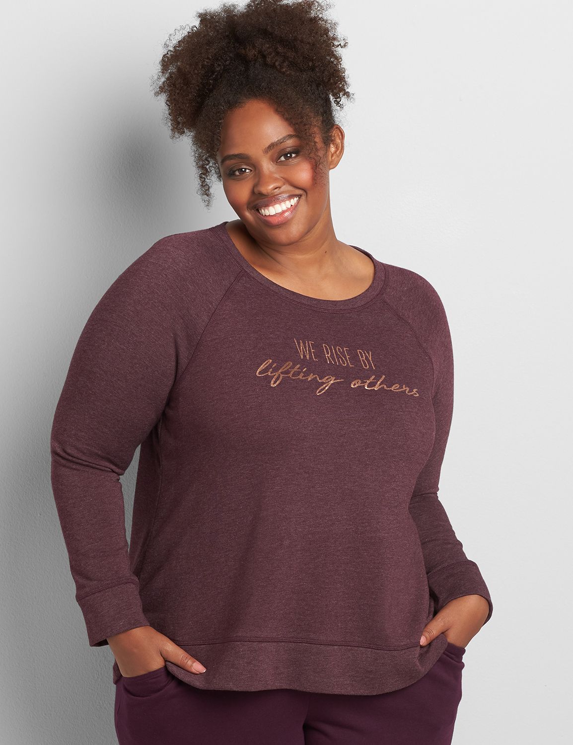 plus size women's sweatshirts