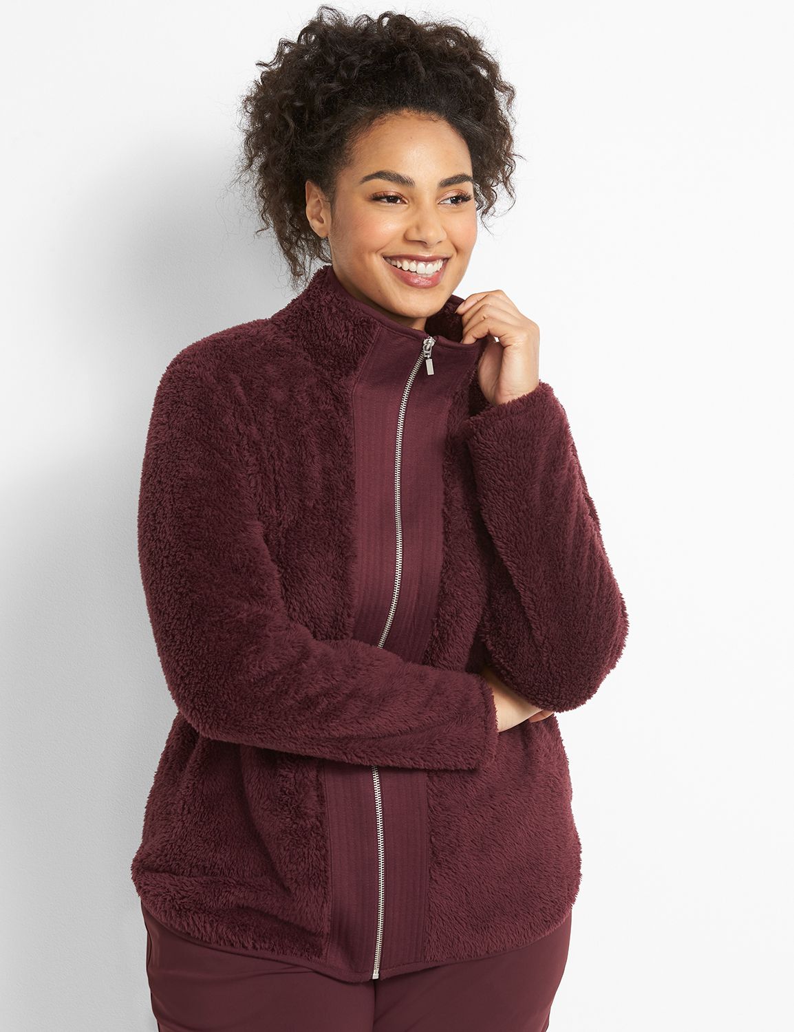 LIVI Zip-Front Jacket - Sherpa Product Image 1
