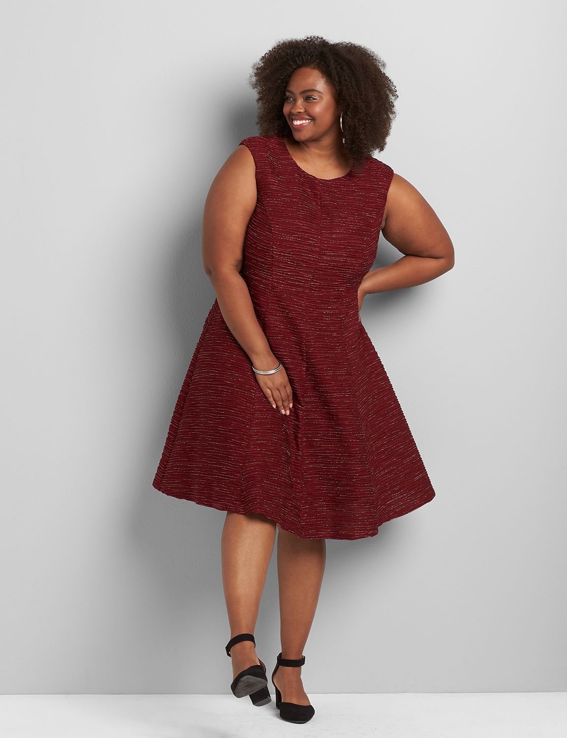 lane bryant red sequin dress