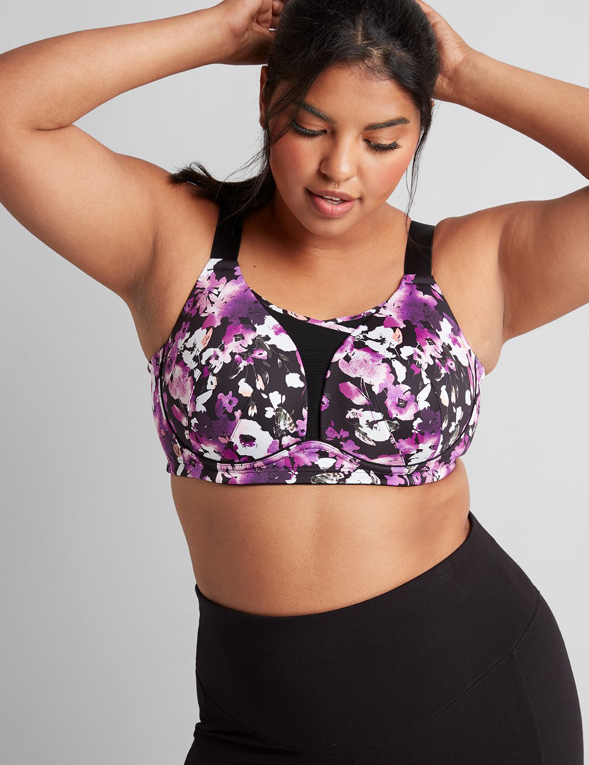 front fastening sports bra asda