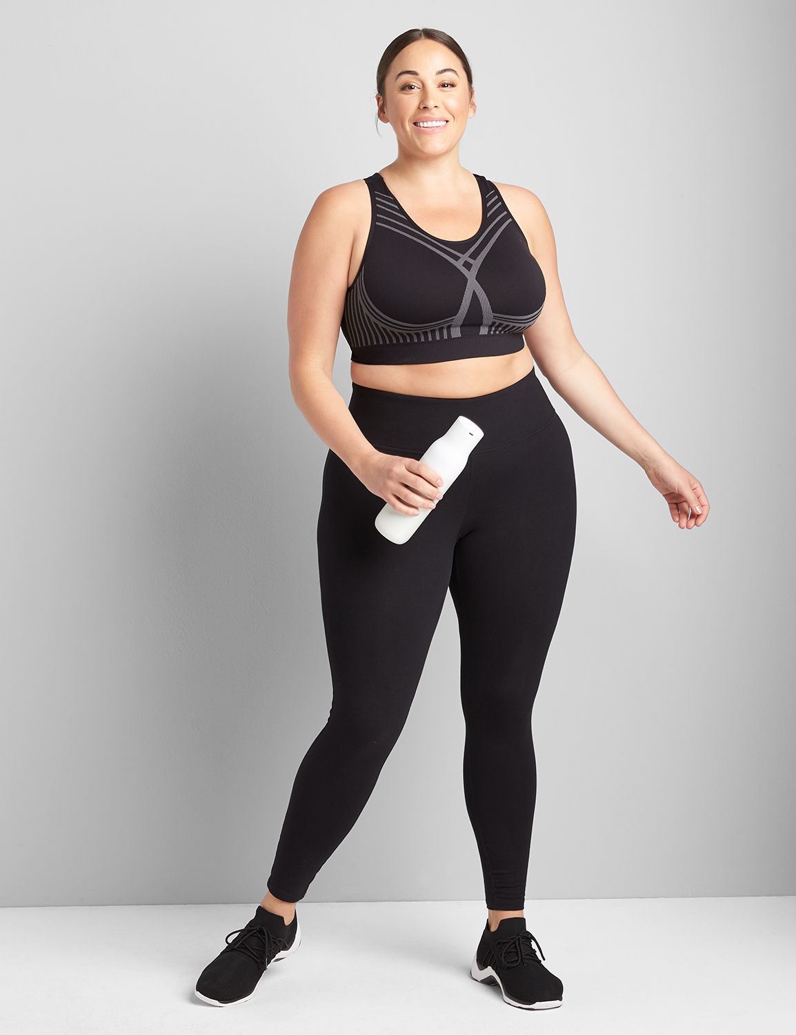 Fit Seamless Contrast Workout Leggings