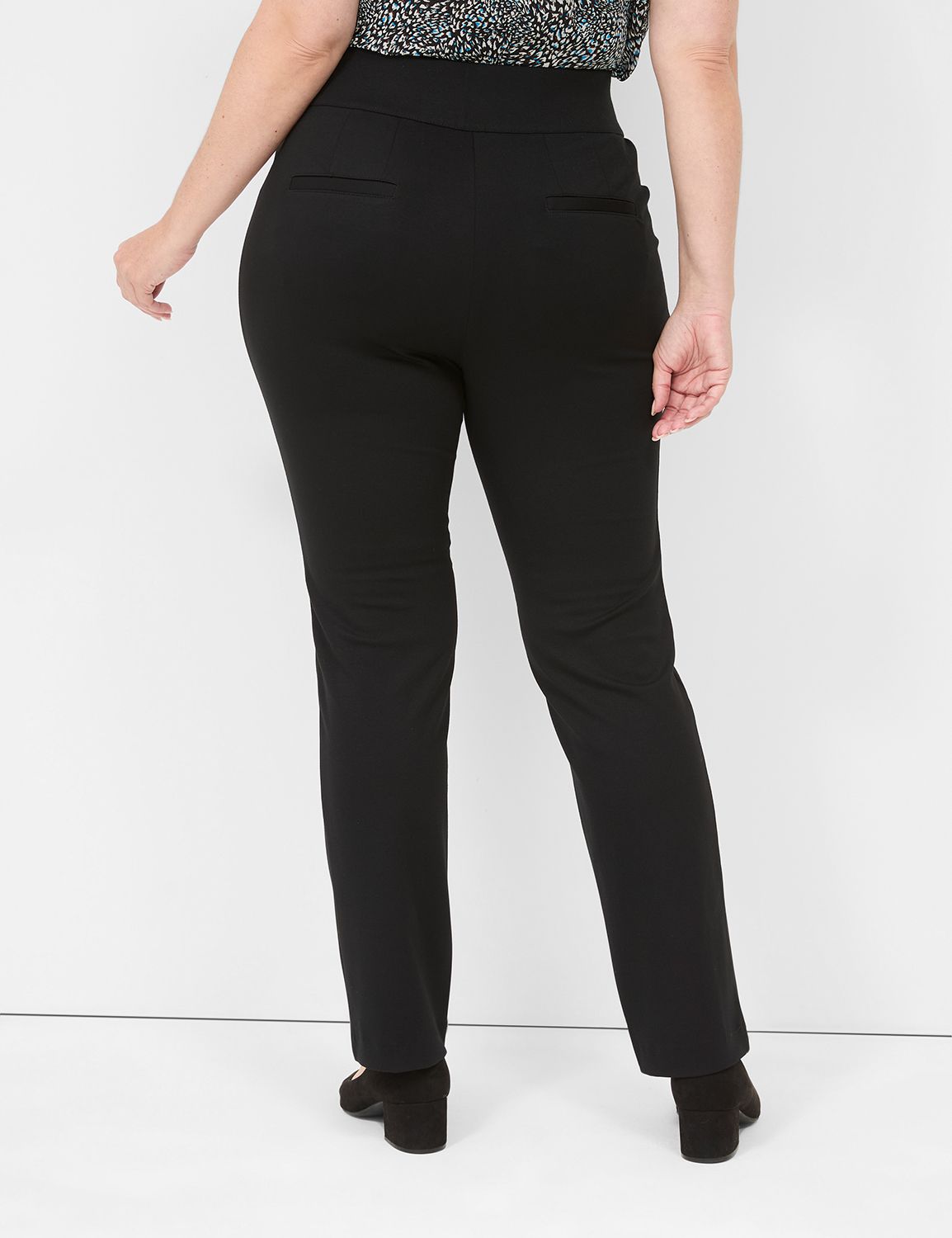 Ponte Straight Leg Pant