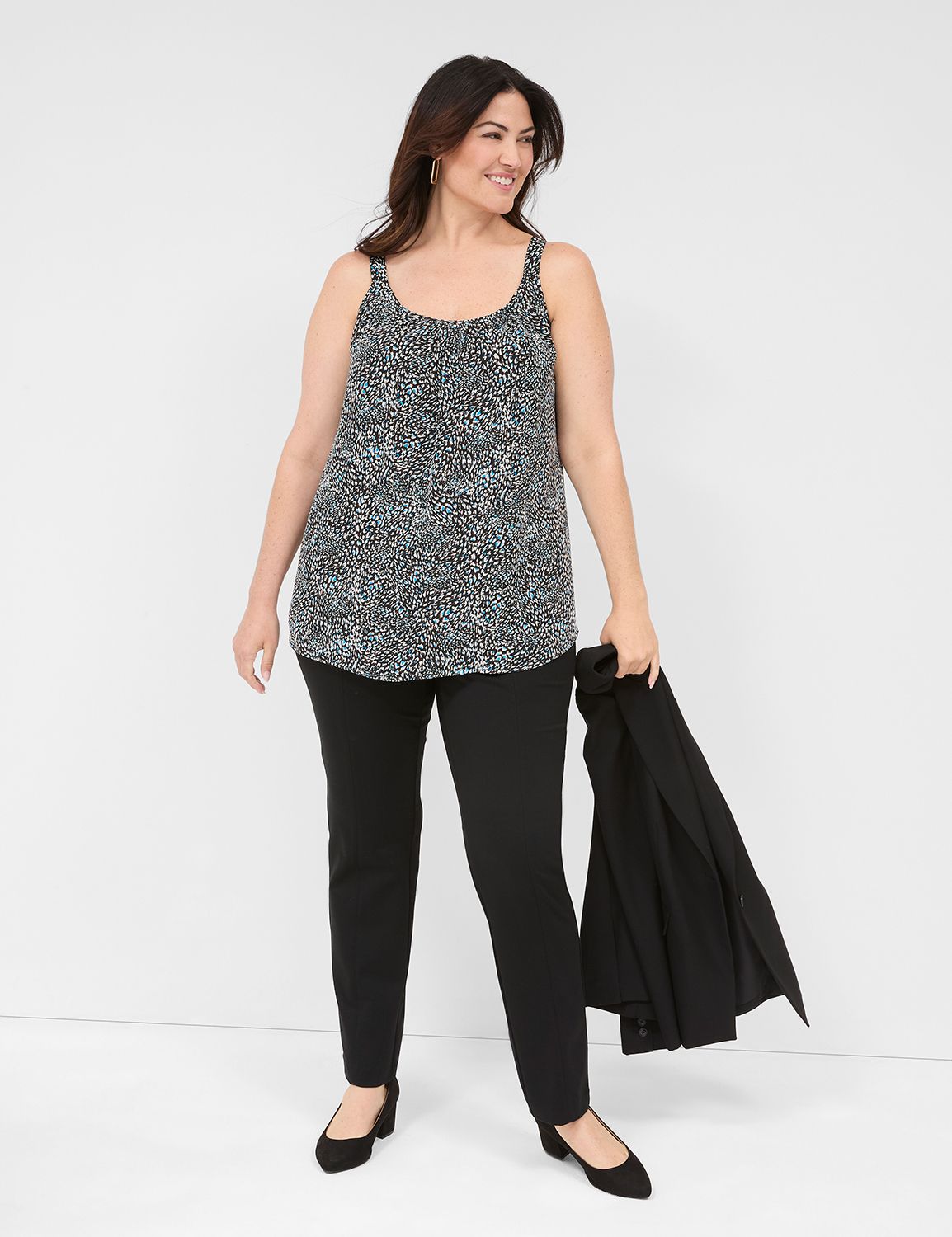 Lane bryant hotsell black pants