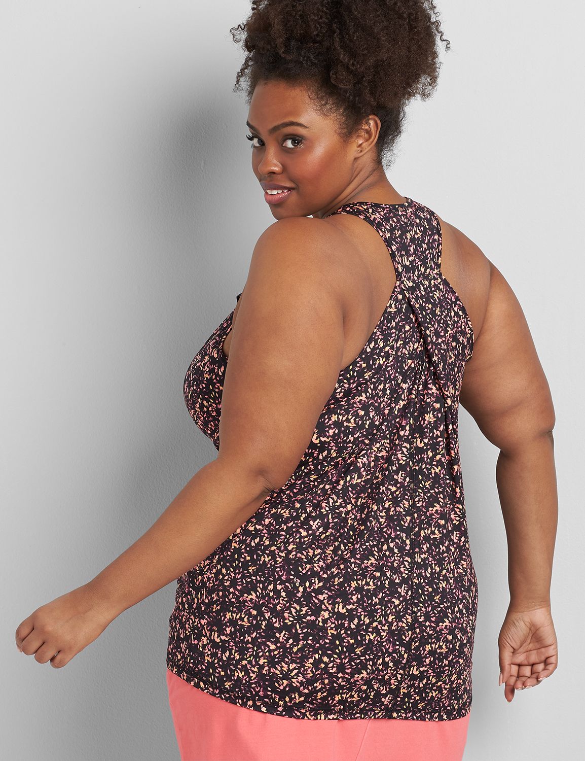 LIVI Drape-Back Tank With Wicking Product Image 2