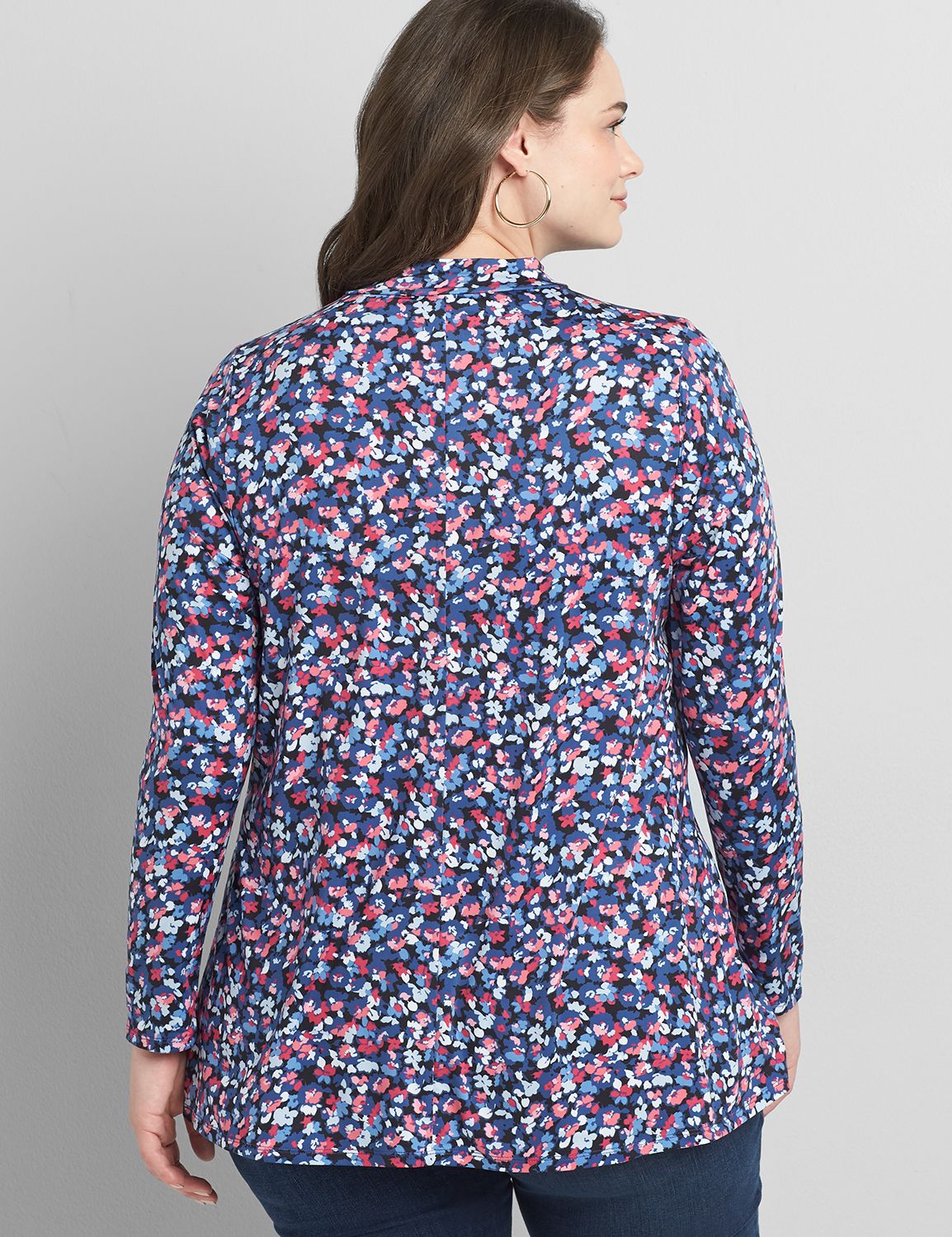 Long Sleeve Mock Neck Swing Tee 1118040 copy of 1114824:LBH20194_DevonDitsy_colorway2:22/24 Product Image 2