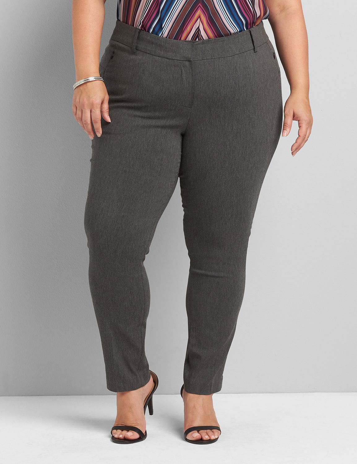 low rise ankle pants