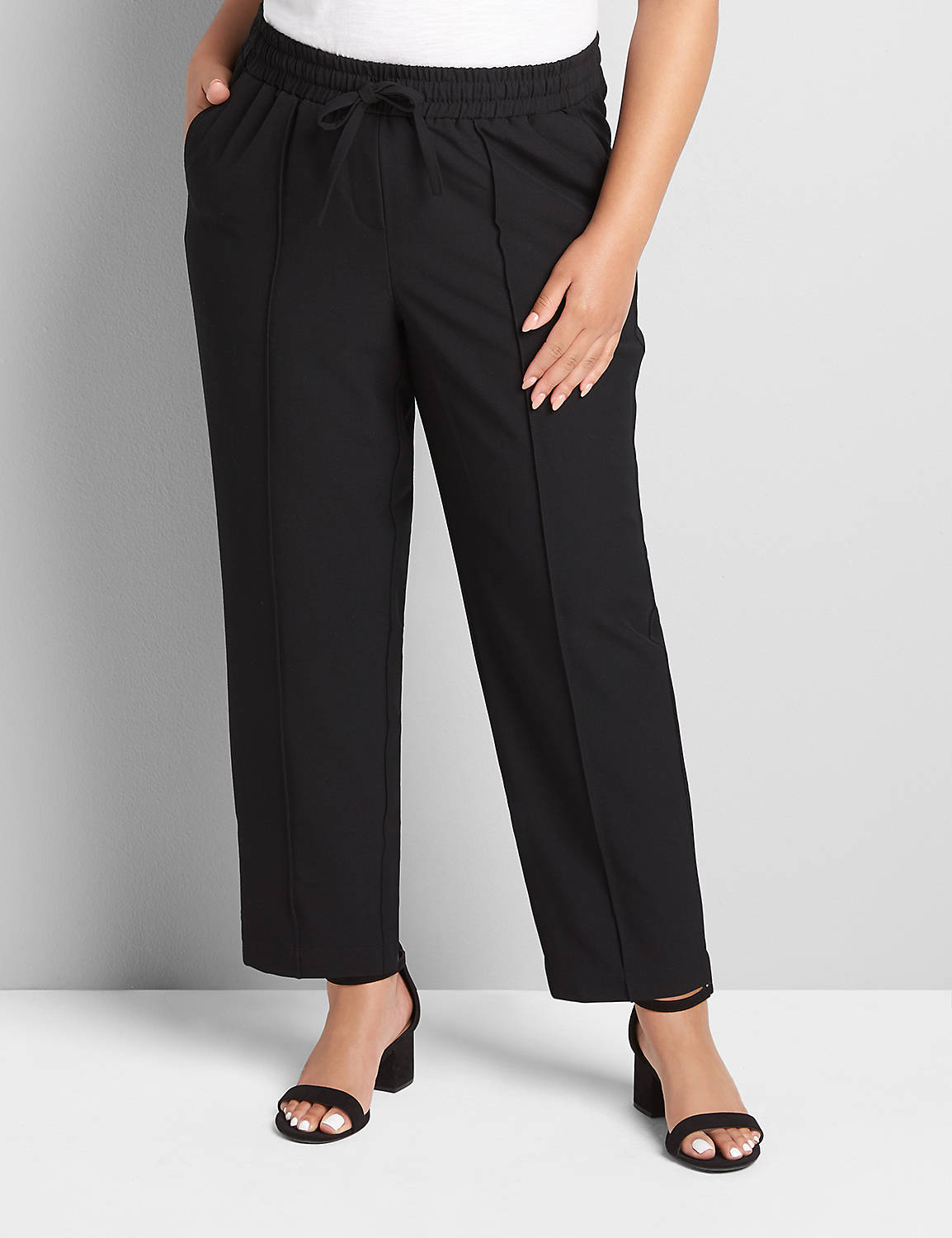 Perfect Drape Pull-On Relaxed Ankle Pant