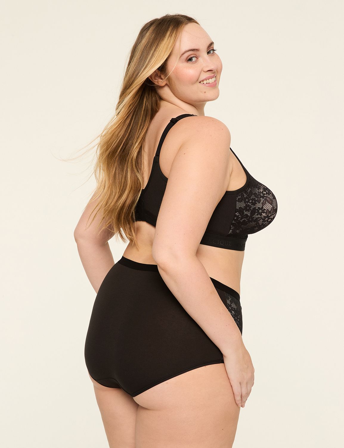 Cotton Full Brief Allover Lattice F Product Image 2
