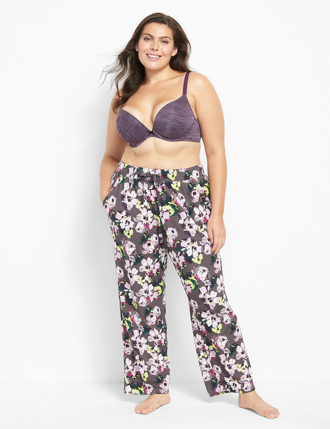 Knit Block Pant 1121016 S:Merry Blossoms_Eiffel Tower_CH20107:22/24L Product Image 3