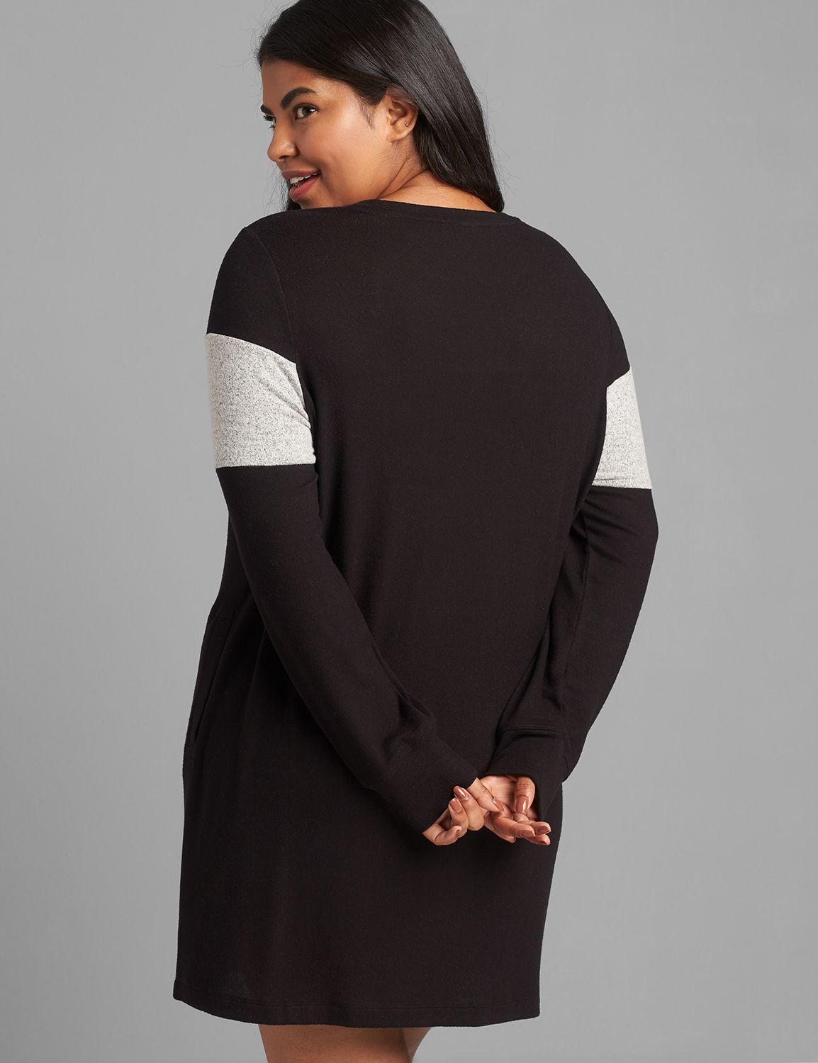 Brushed Jersey Sleep Shirt LaneBryant