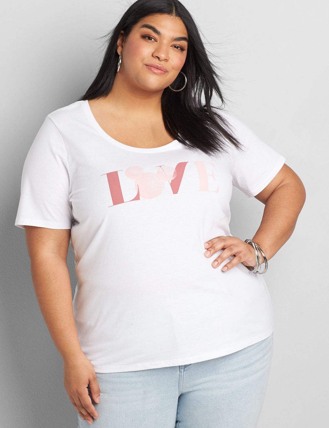 Love & Mickey Graphic Tee