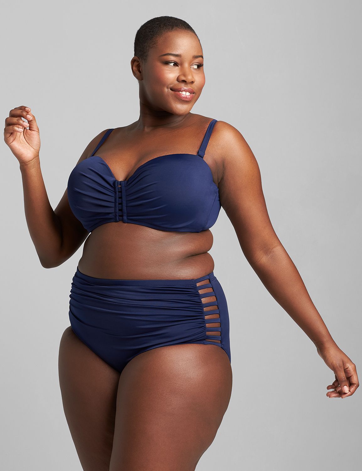 plus size swim tops