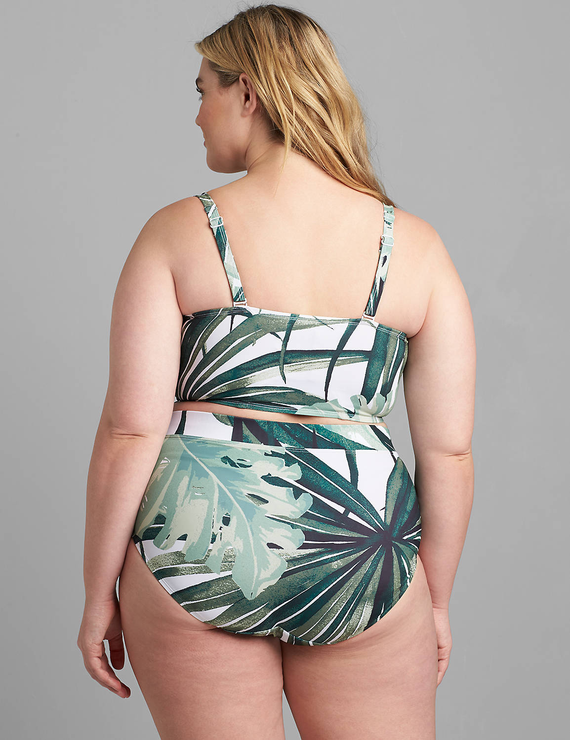 Longline Underwire Swim Bikini Top Product Image 2