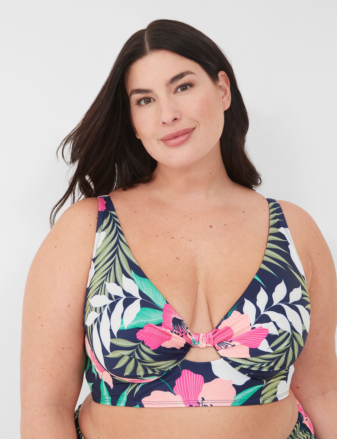 UW Plunge High Apex Key hole Bikini Product Image 4