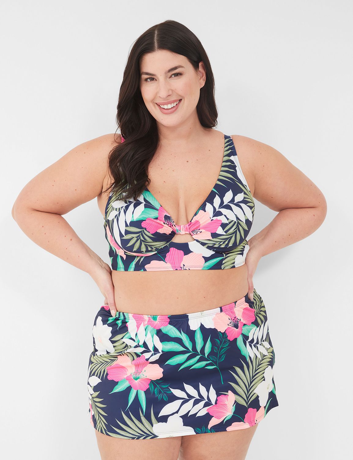UW Plunge High Apex Key hole Bikini Product Image 6