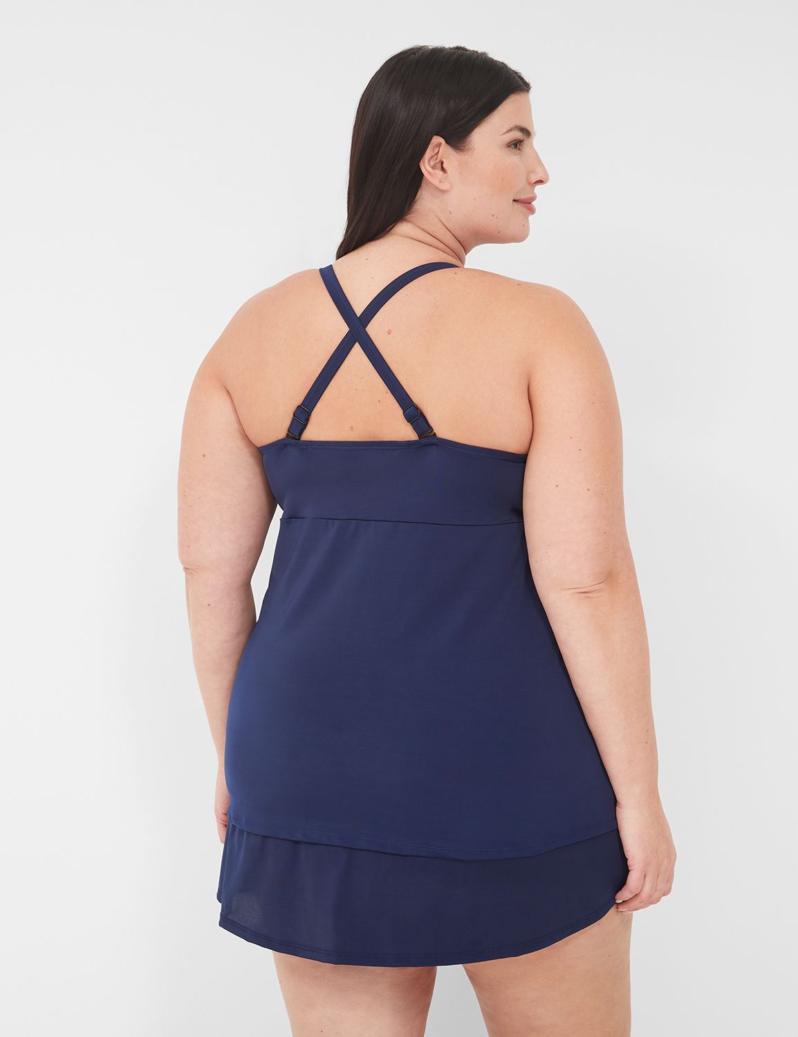 UW Plunge Knot front Tankini 118259 Product Image 5