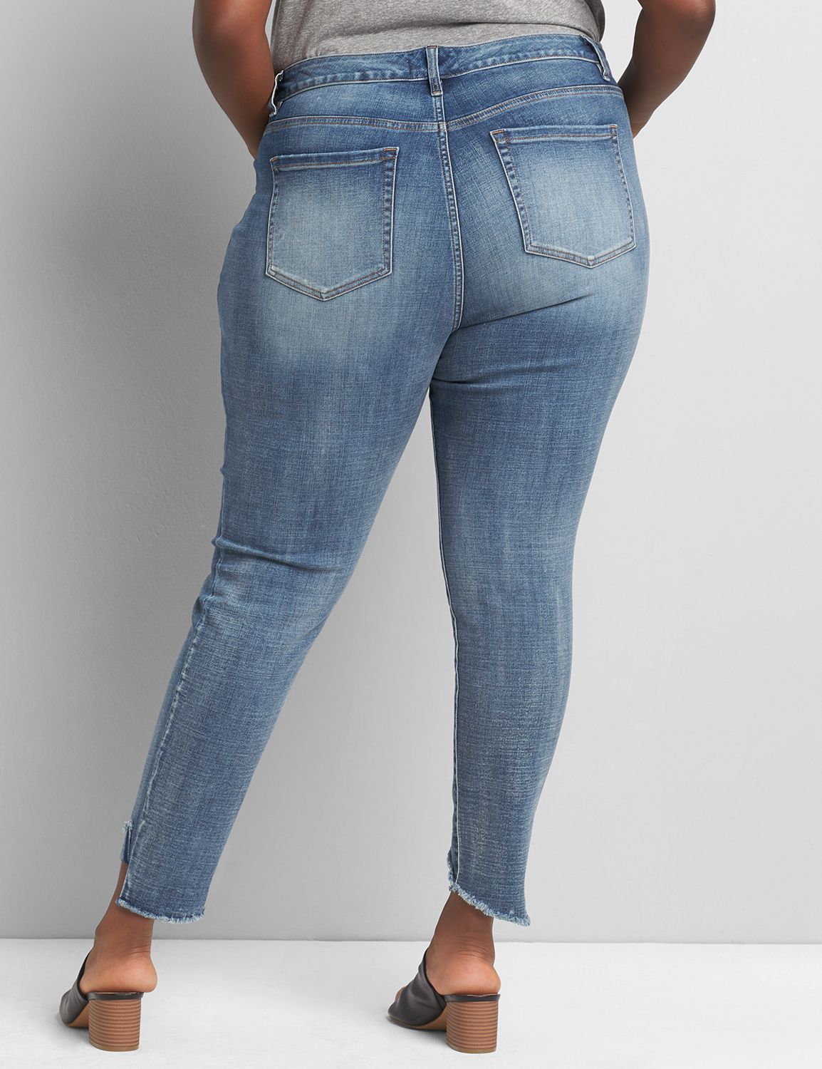 SIGNATURE FIT HIGH RISE SKINNY JEAN - MARISSA MEDIUM WASH 1118394:Medium Denim:16 Product Image 2