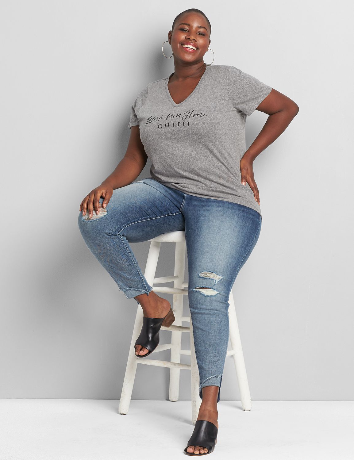 SIGNATURE FIT HIGH RISE SKINNY JEAN - MARISSA MEDIUM WASH 1118394:Medium Denim:16 Product Image 3