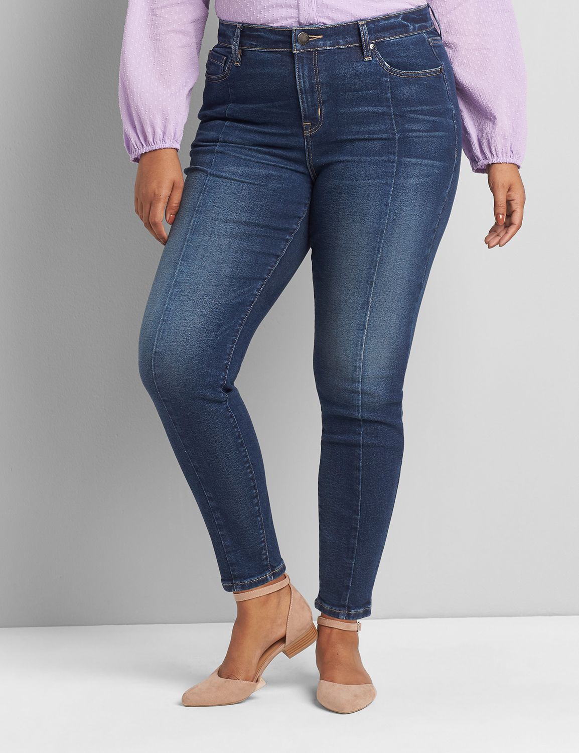 SIGNATURE FIT HIGH RISE SKINNY JEAN - BETSY DARK WASH 1118320:Dark Denim:16 Product Image 1