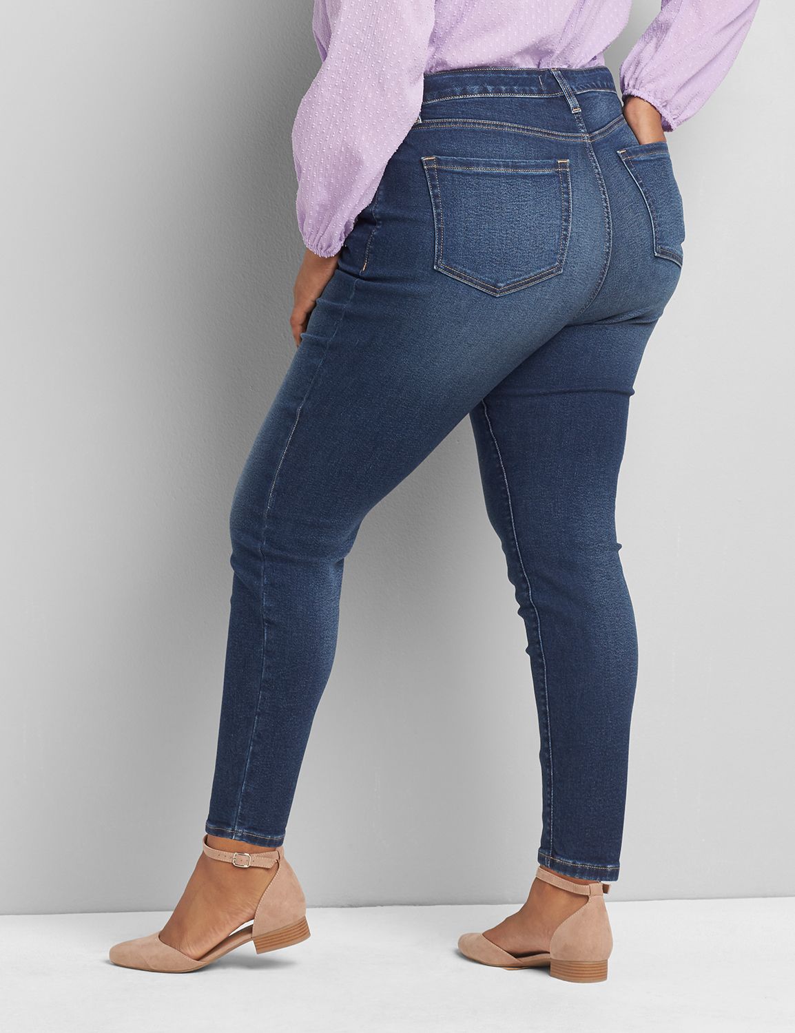 SIGNATURE FIT HIGH RISE SKINNY JEAN - BETSY DARK WASH 1118320:Dark Denim:16 Product Image 2