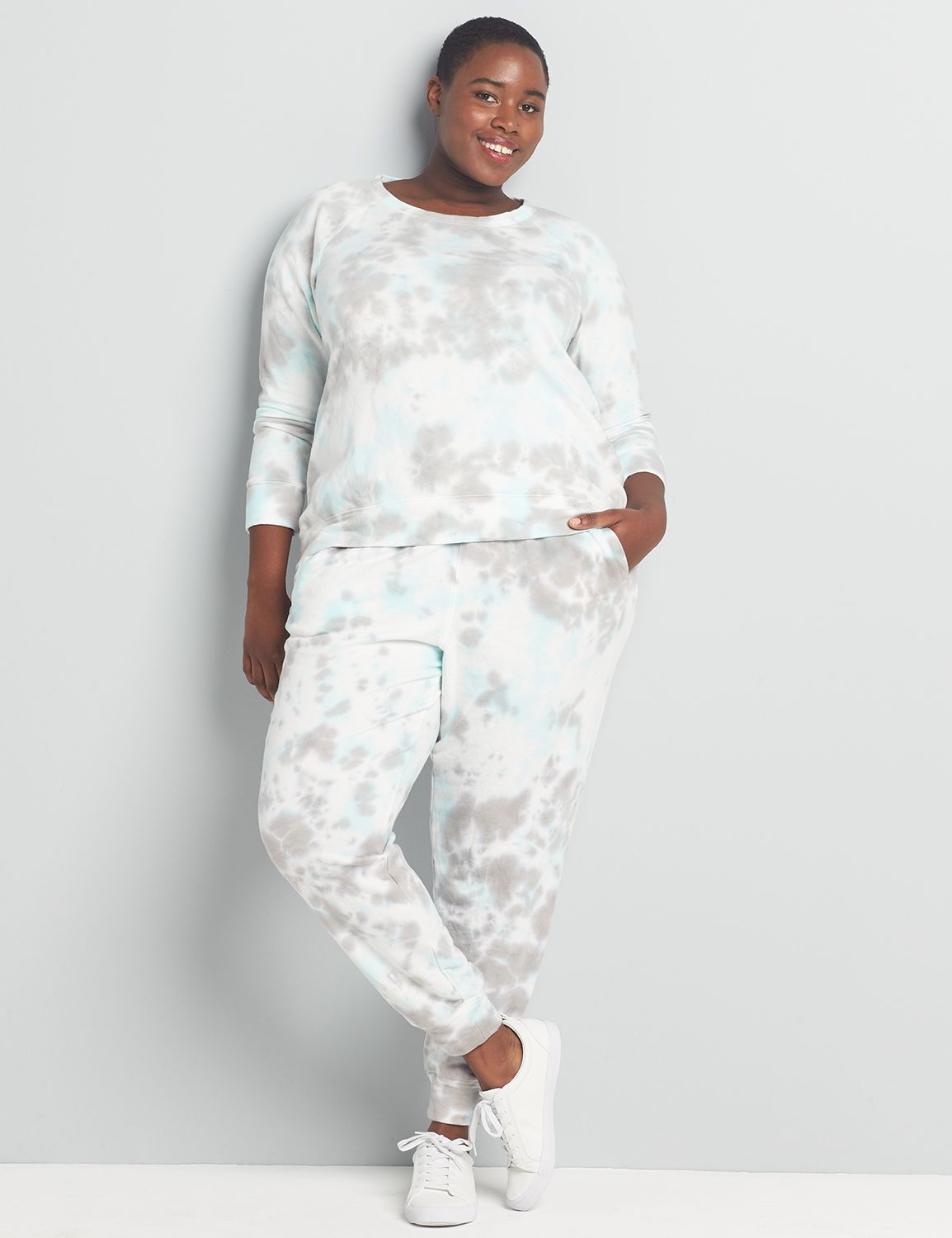 Metro Dye Effect Jogger Pant S 1118480:PANTONE Mourning Dove:22/24 Product Image 1