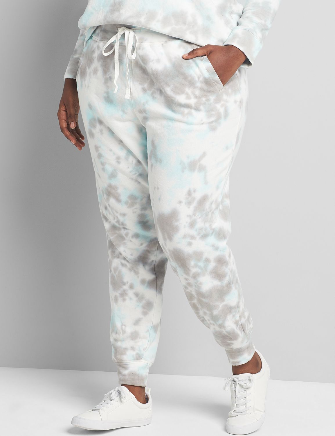 Metro Dye Effect Jogger Pant S 1118480:PANTONE Mourning Dove:22/24 Product Image 3