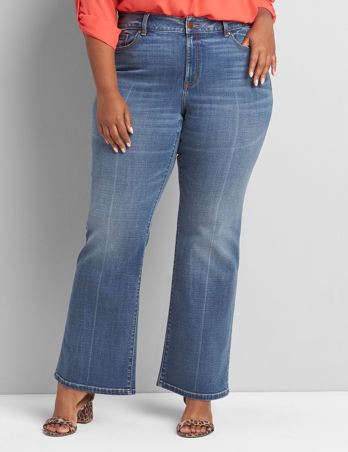 plus size women's bootcut jeans