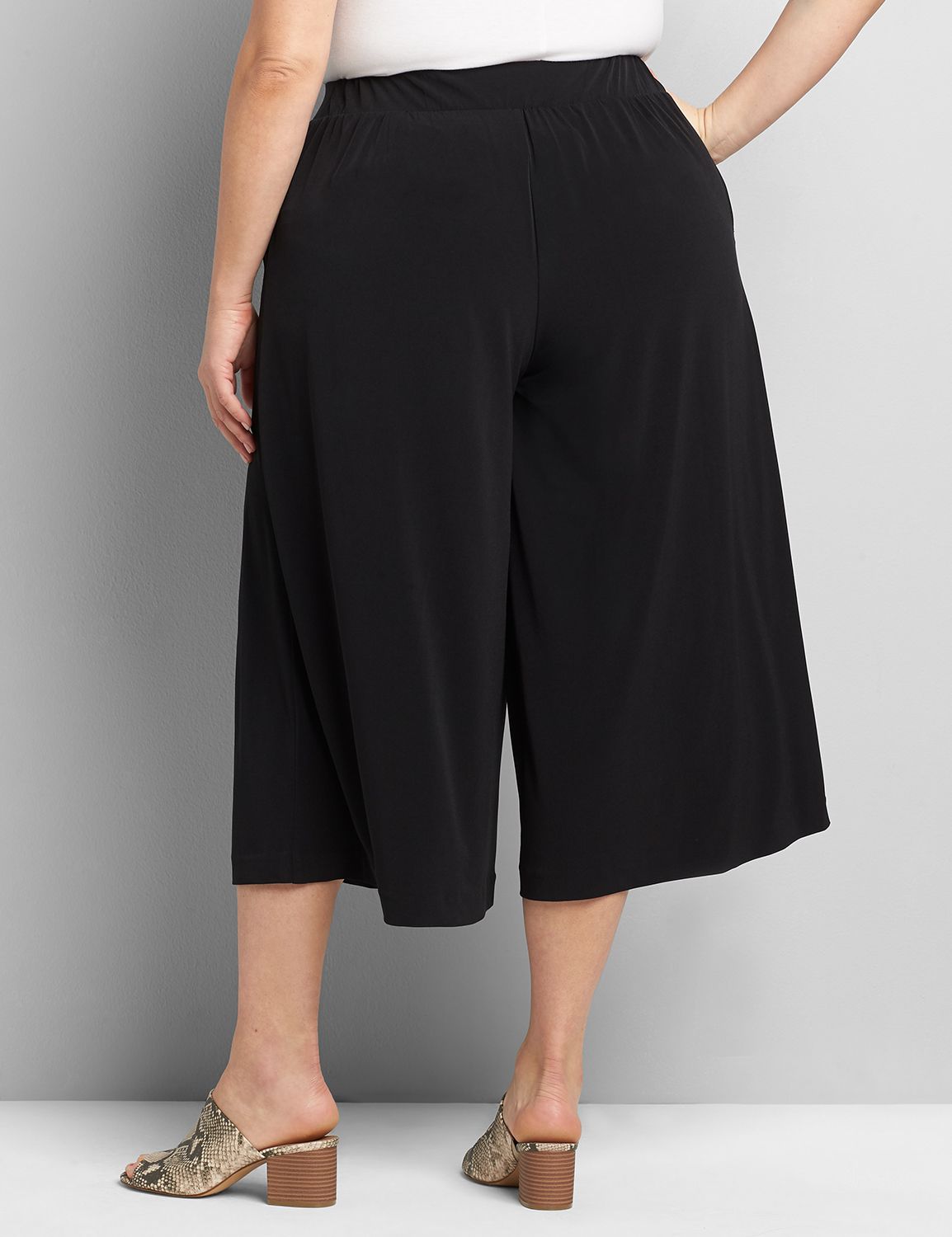 MATTE JERSEY WIDE LEG CULOTTE 11186