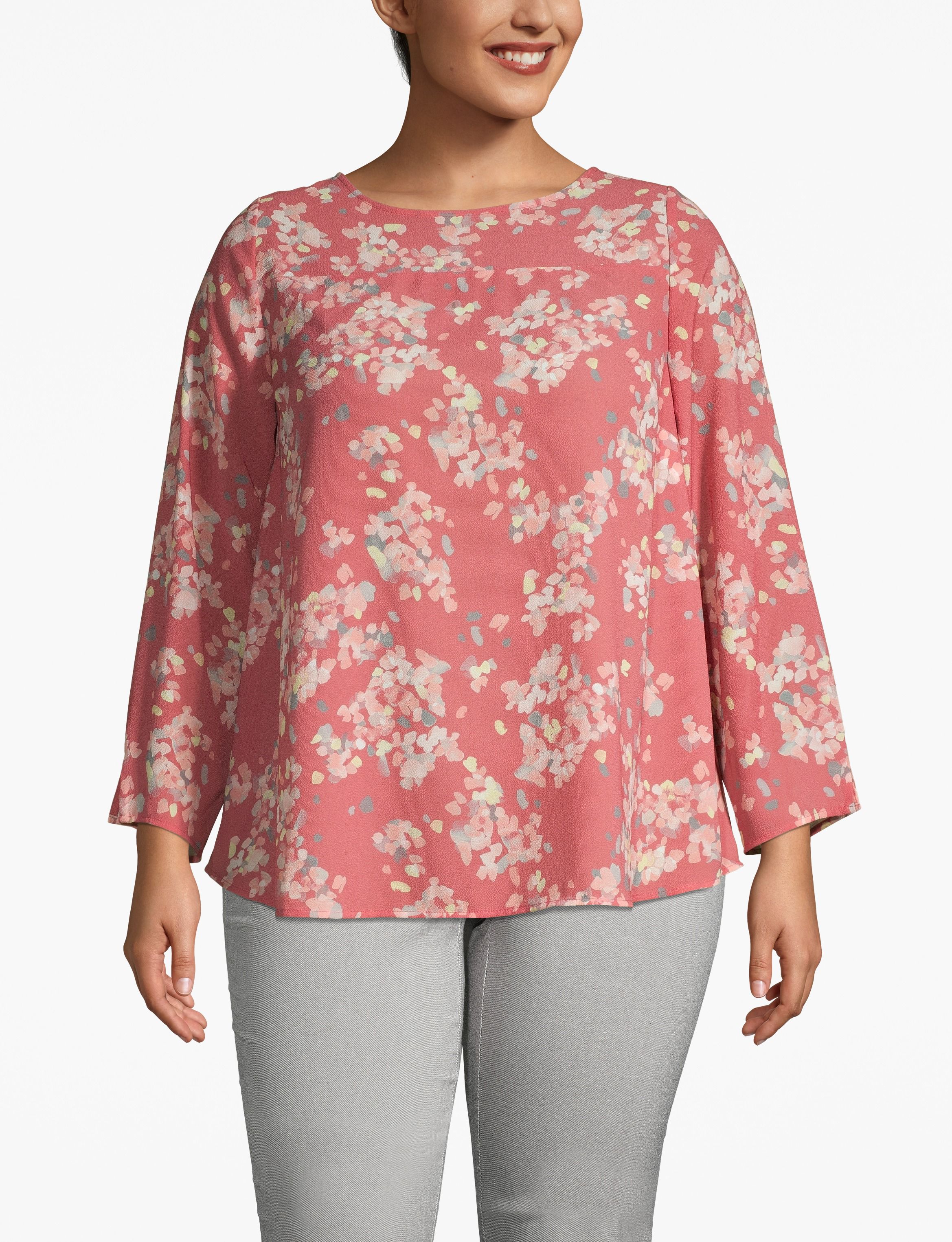 1108871 - S LBO Yoke Seam Blouse (1108604):LBSP20041_ConfettiDot_colorway4:22 Product Image 1