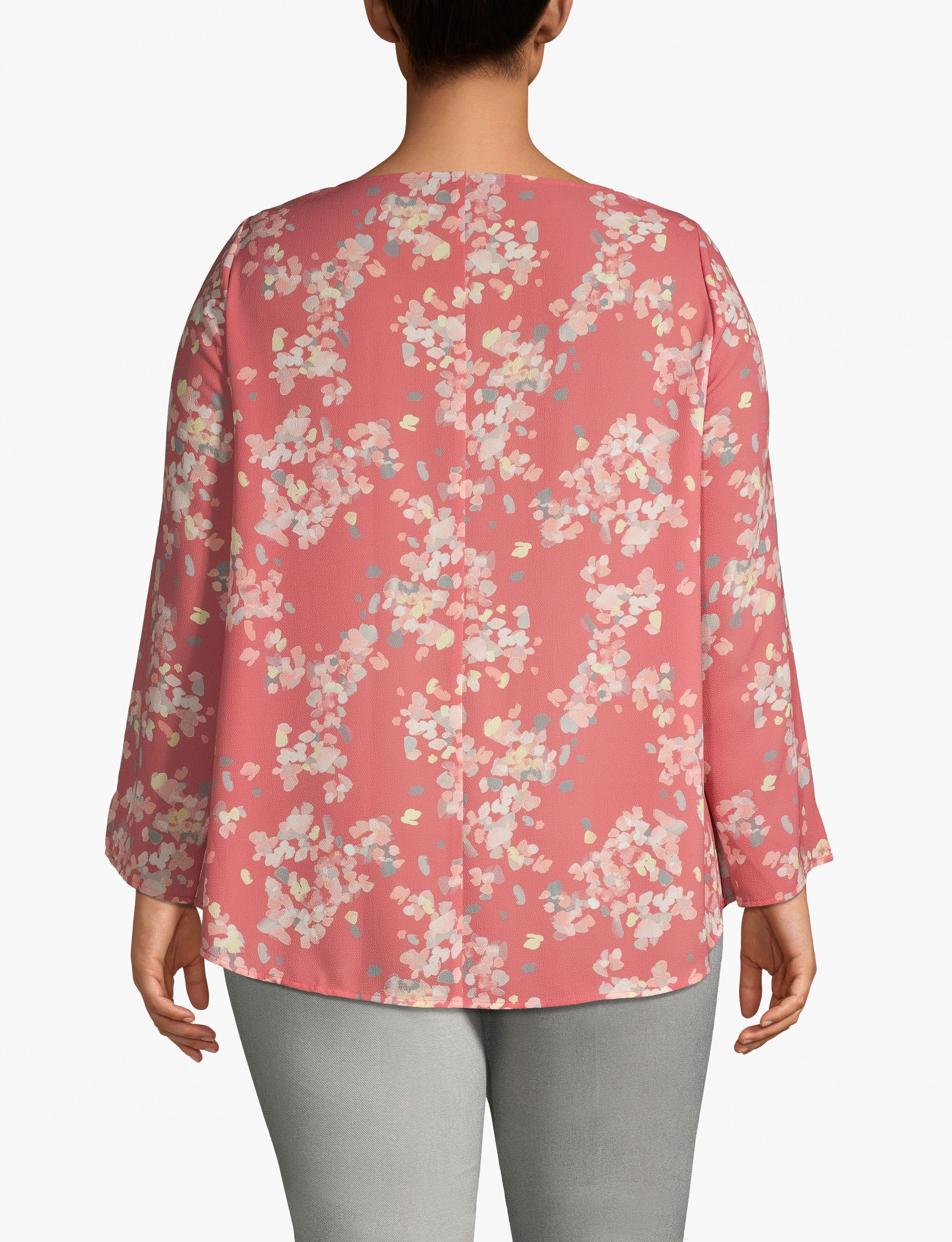 1108871 - S LBO Yoke Seam Blouse (1108604):LBSP20041_ConfettiDot_colorway4:22 Product Image 2