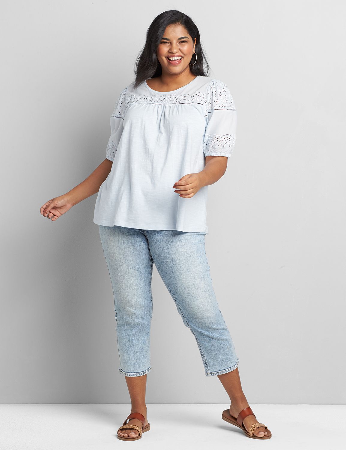 Lane bryant deals crop jeans