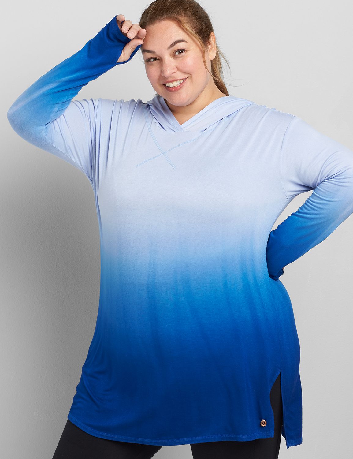 plus size tunic workout tops