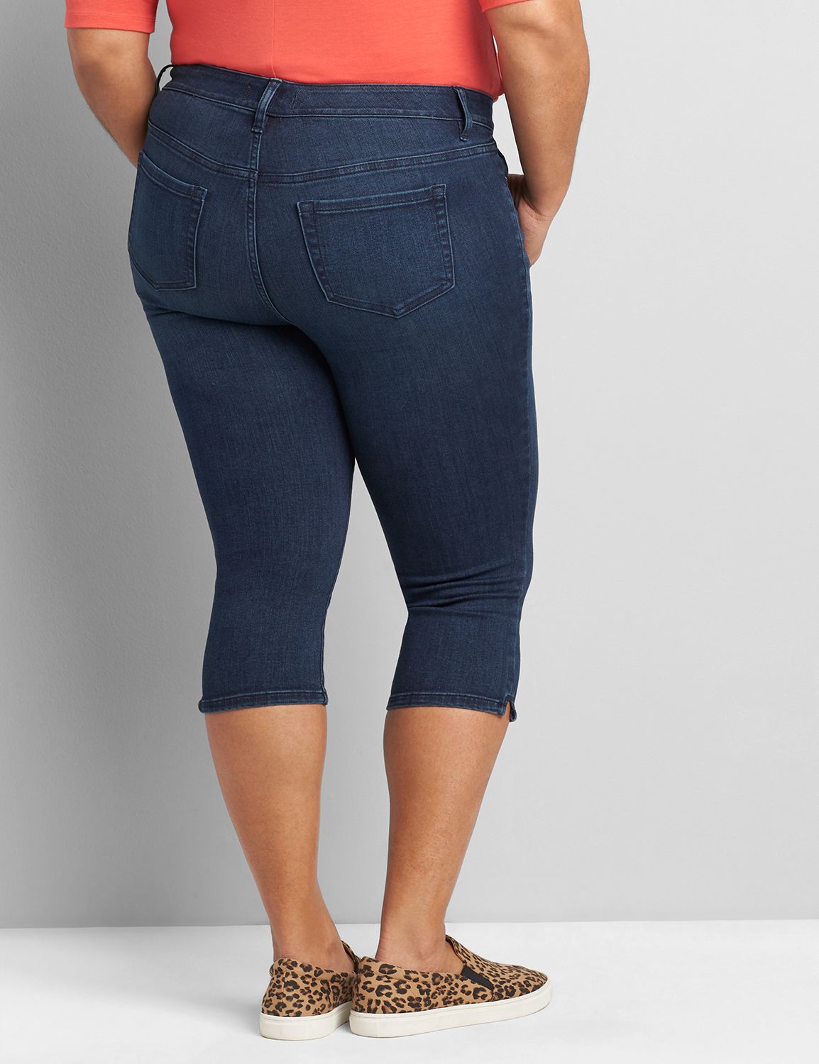 STRAIGHT PEDAL 19" - LA PERLA WASH 1119579:Dark Denim:18 Product Image 2