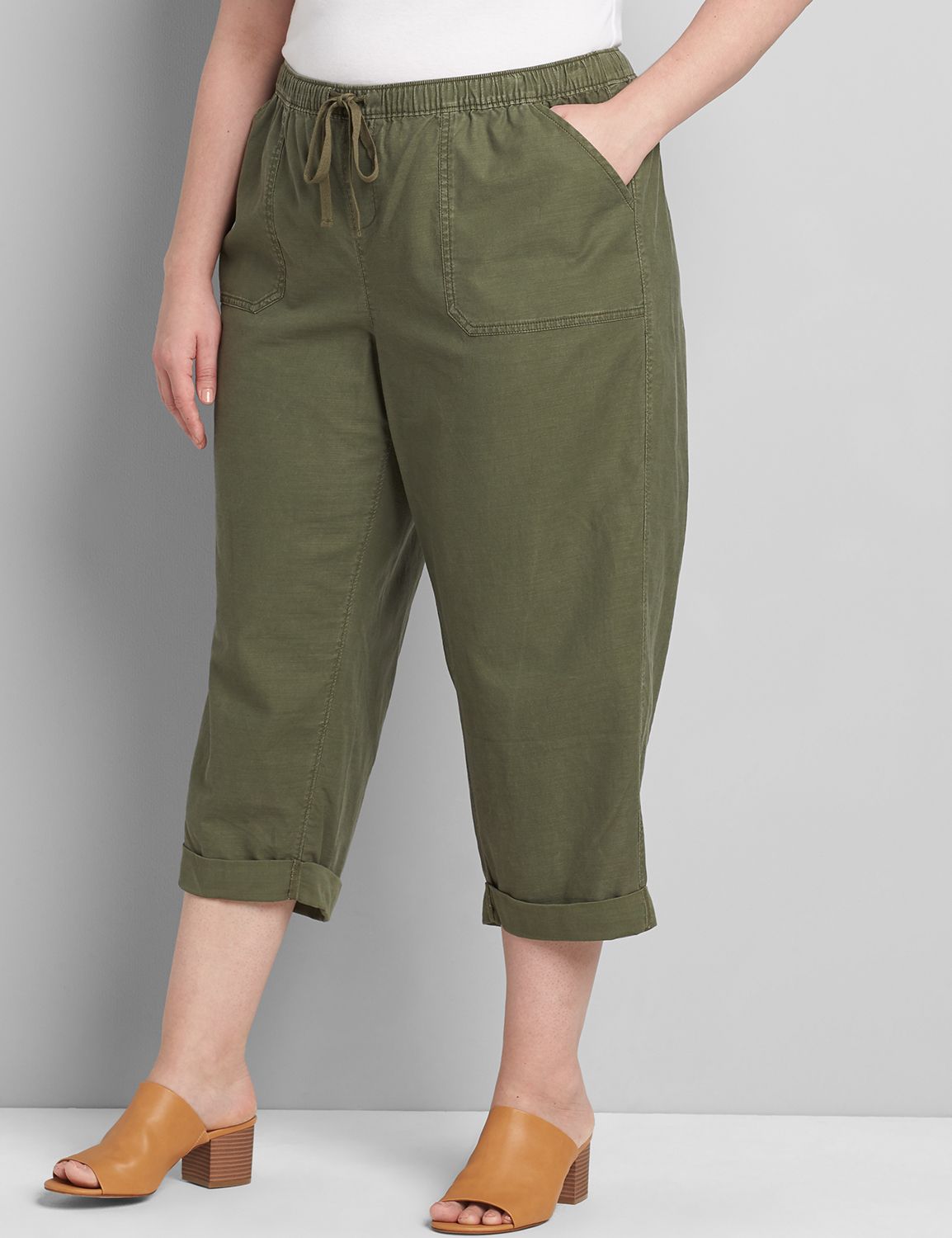 Soft Pull-On Capri Product Image 1