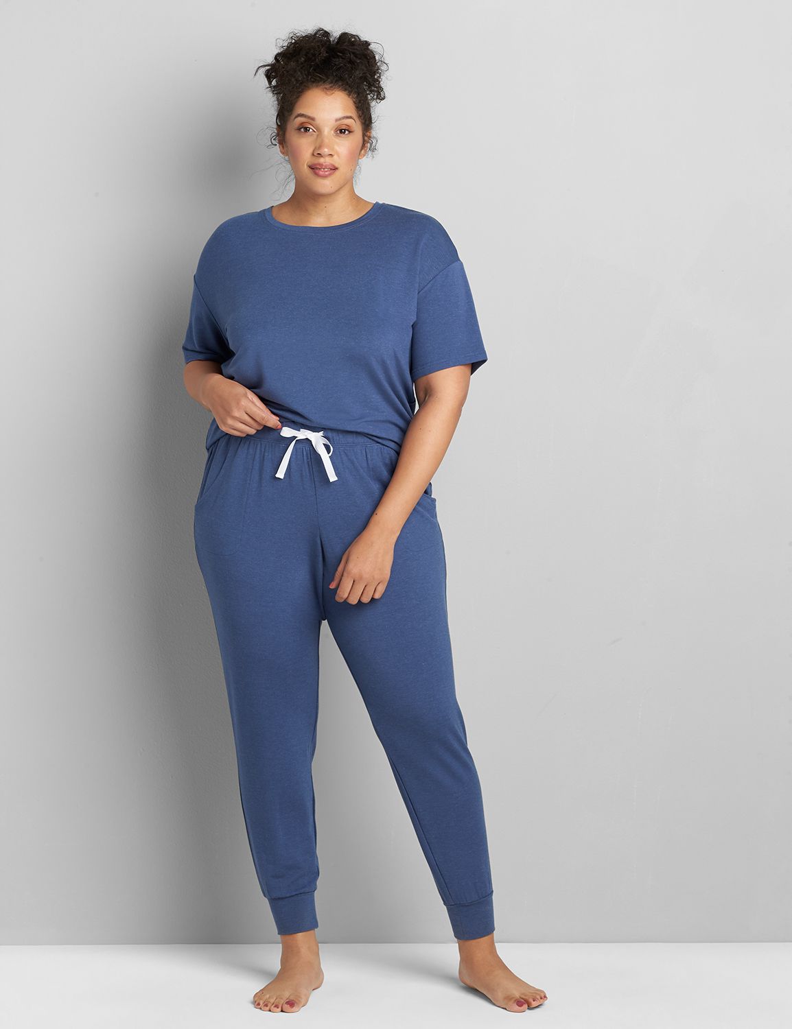 French Terry Blouson Top & Jogger PJ Set