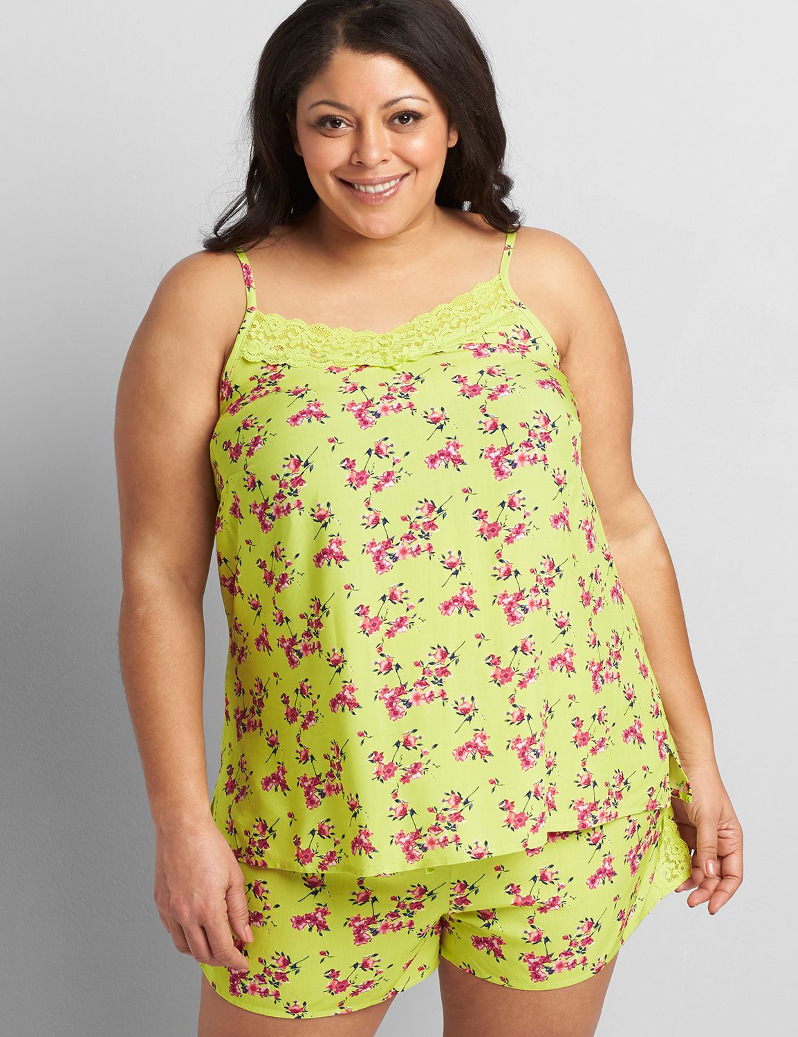 Lace-Trim Sleep Cami 