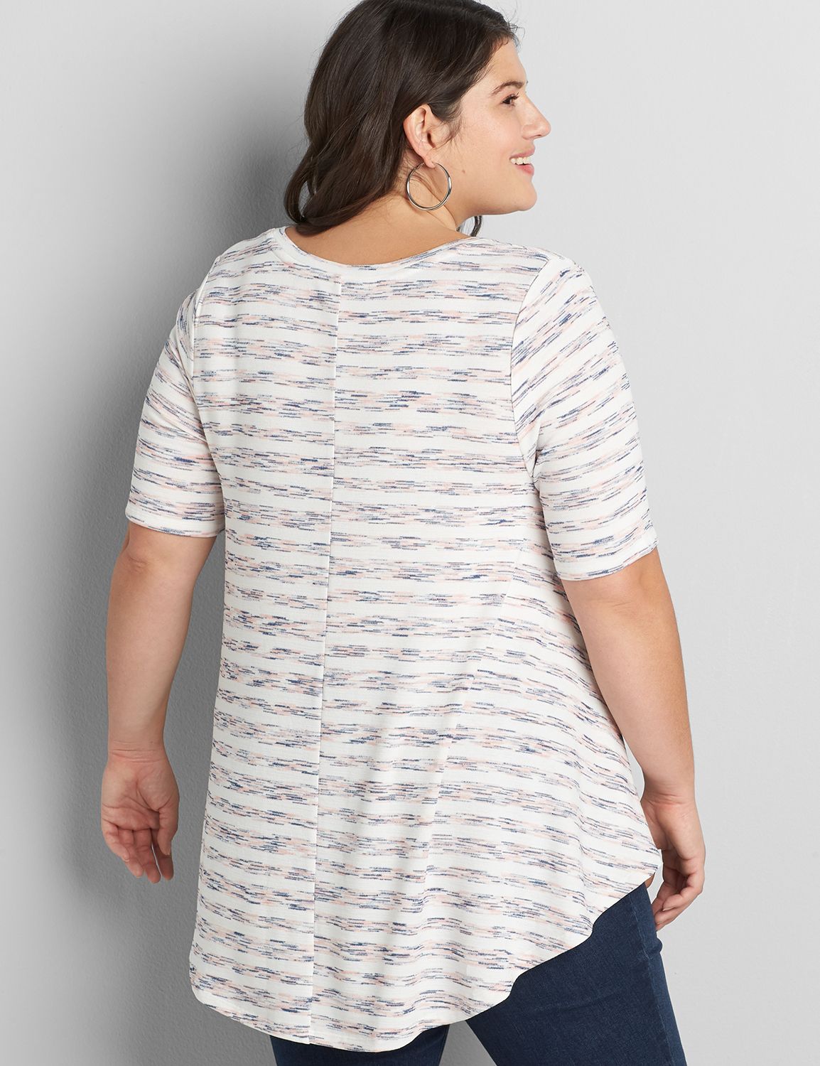 Perfect Sleeve Vneck Drapey Tunic 1 Product Image 2