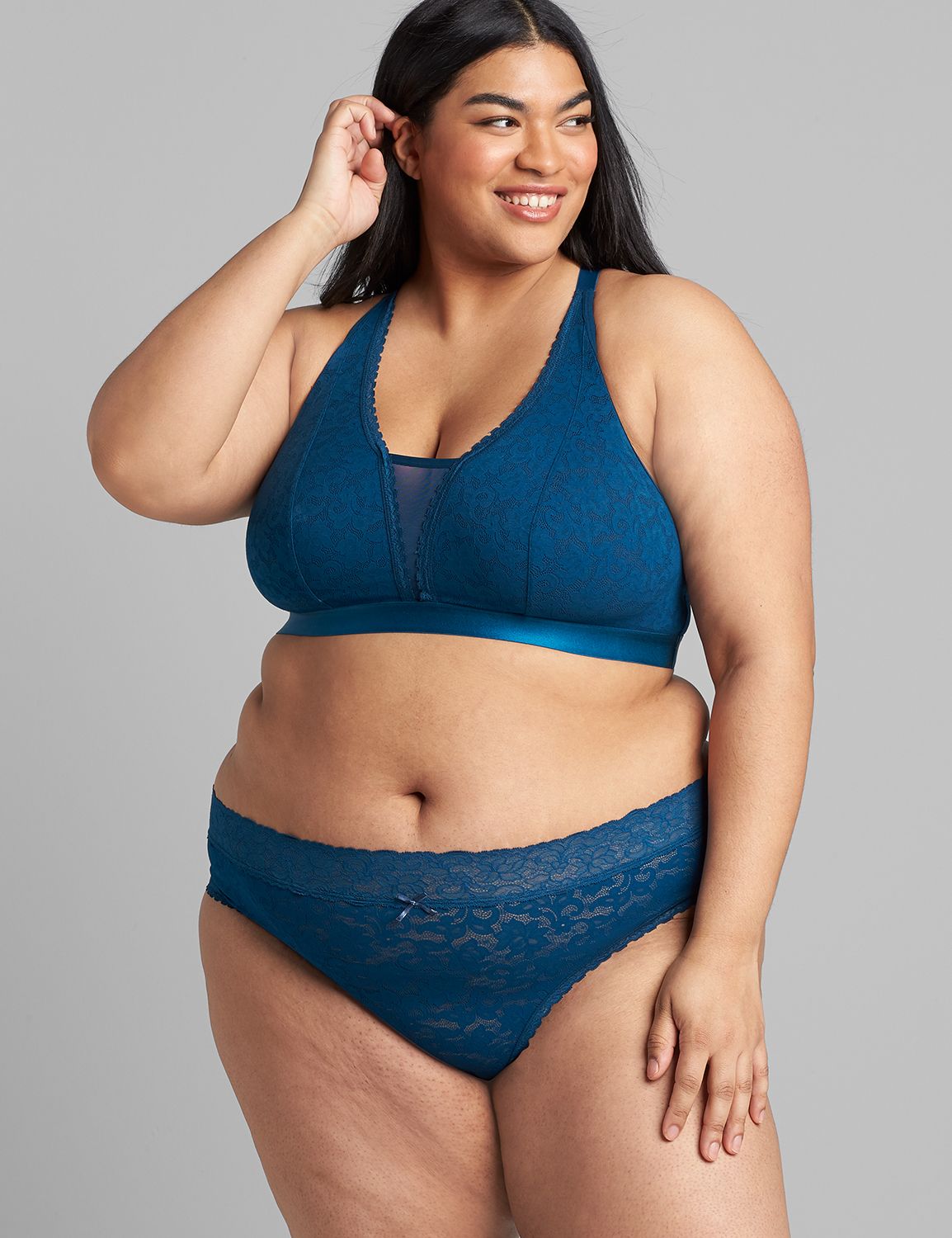 Stretch Lace Racerback Bralette