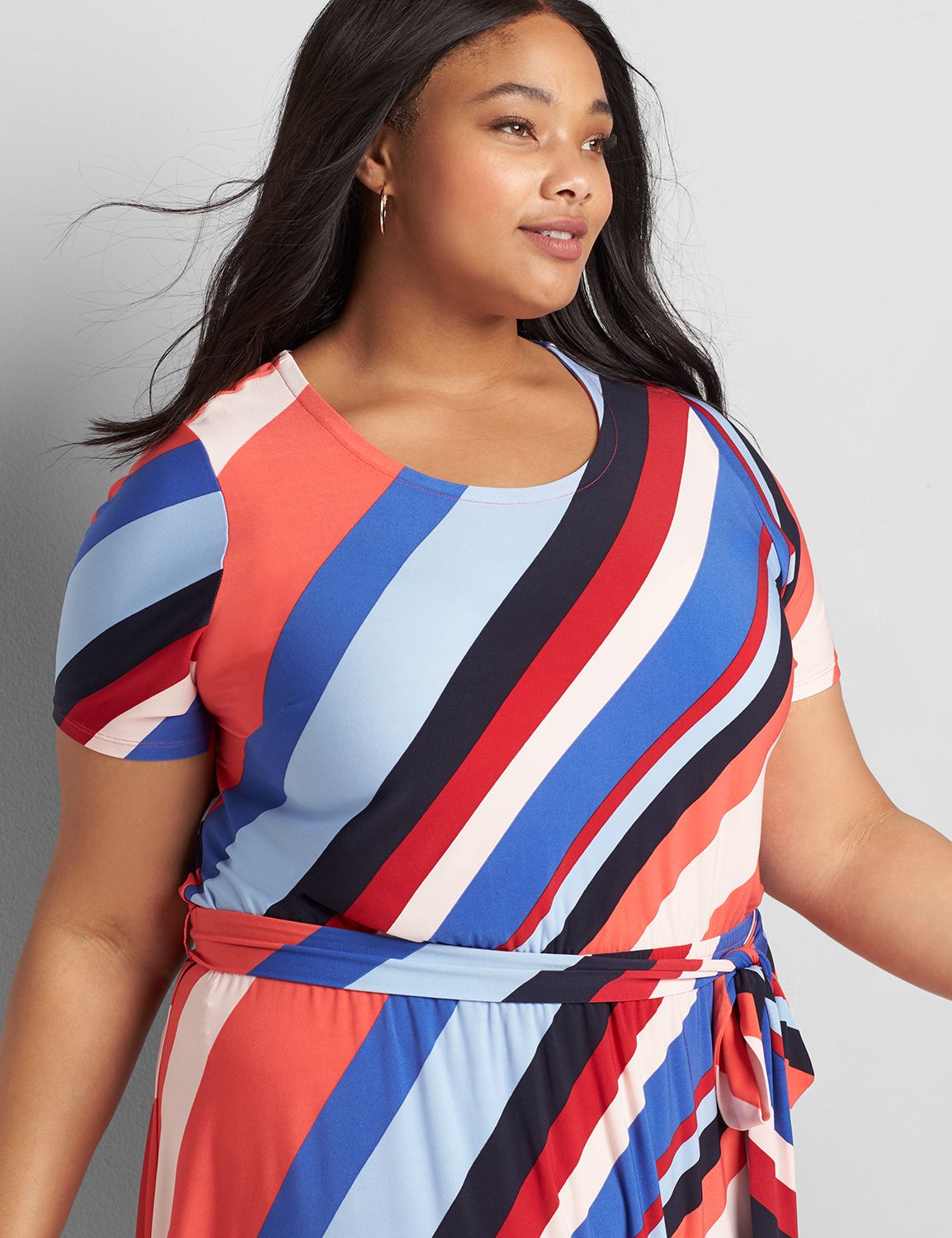 Lane bryant outlet striped dress