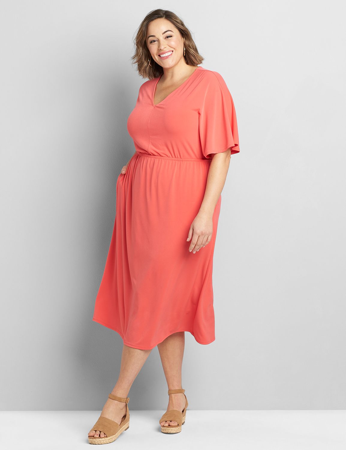 Lane bryant kimono on sale dress