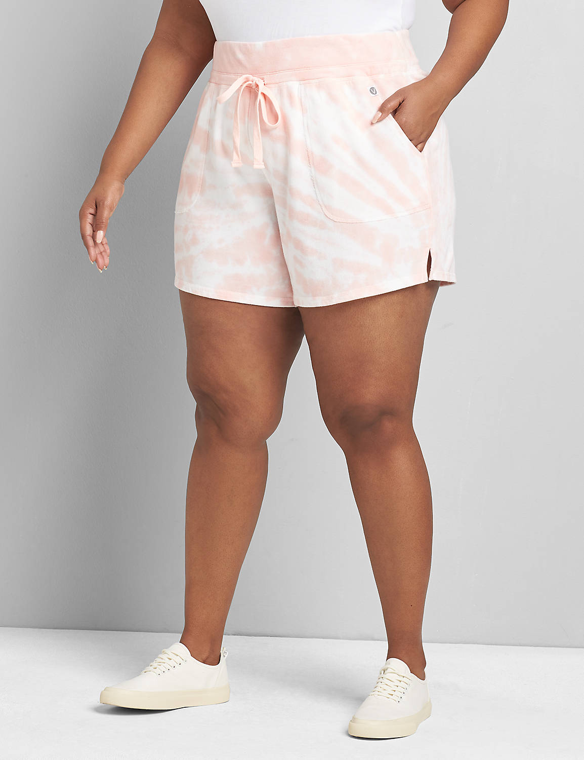 French Terry Dye Effect Short S 1119099:Sunset Pink Pearl 40-0005-11:22/24 Product Image 1