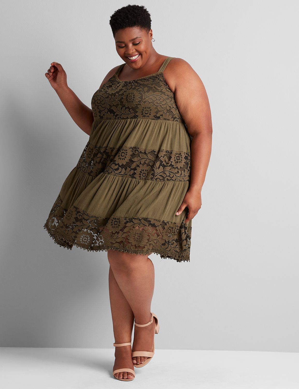 lane bryant lace dress