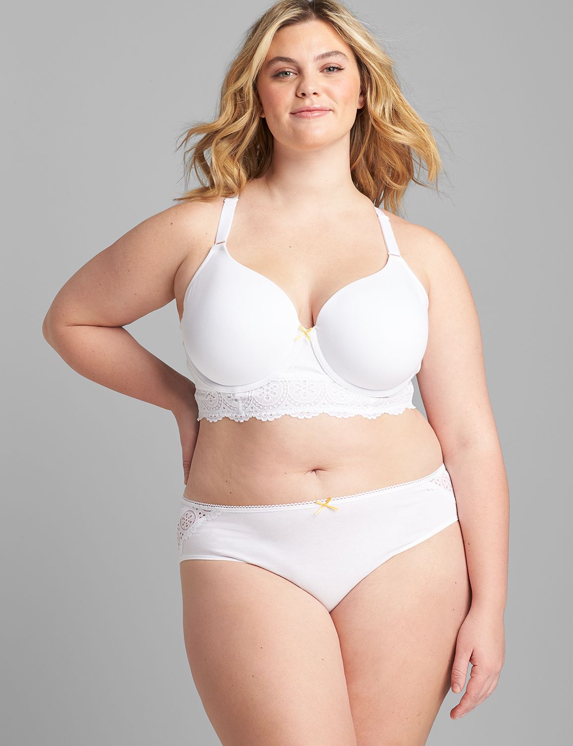 Cotton Lightly Lined Longline T-Shirt Bra