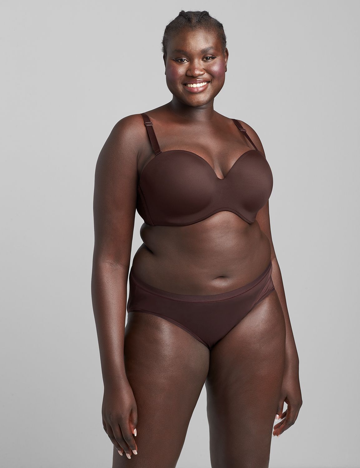 Smooth Boost Strapless 1108067:PANTONE Chocolate Plum:50D