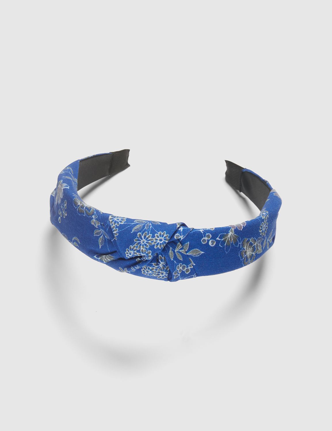 Knotted Headband - Blue Floral