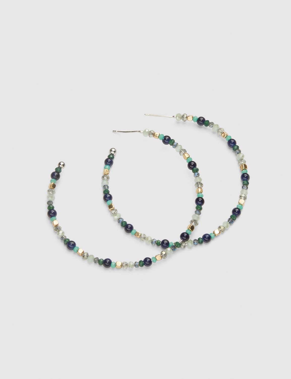 Beaded Hoop Earring
